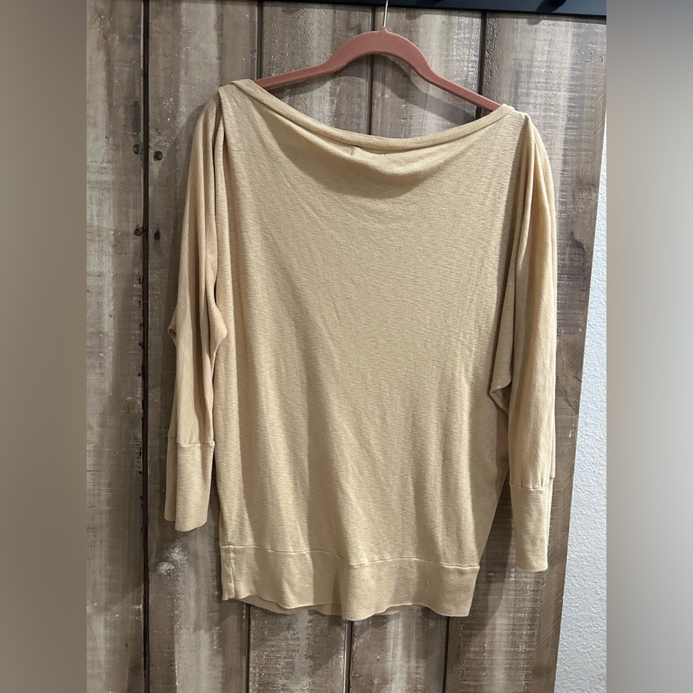 Michael Stars slub long sleeve top, one size - Picture 7 of 8